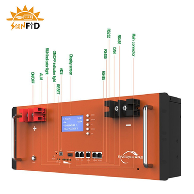 تخزين بطارية 10kwh 400ah لأنظمة الطاقة الشمسية المنزلية Lifepo4 300ah نظام تخزين الألواح الشمسية