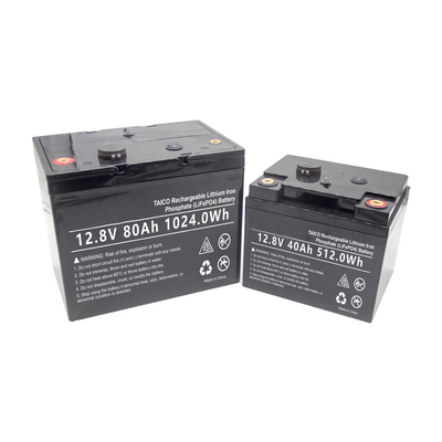 بطارية بديلة Lifepo4 SLA قابلة لإعادة الشحن 80Ah 12.8V للكهرباء