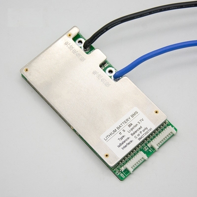 50A BMS لبطارية ليثيوم أيون 17 ثانية 60 فولت مع التحكم في درجة الحرارة Pcm لوحة حماية Pcb Ebike دراجة كهربائية