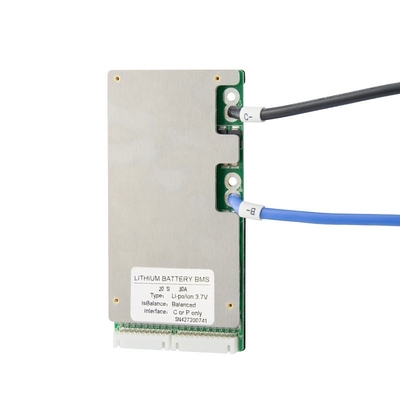 50A BMS لبطارية ليثيوم أيون 17 ثانية 60 فولت مع التحكم في درجة الحرارة Pcm لوحة حماية Pcb Ebike دراجة كهربائية