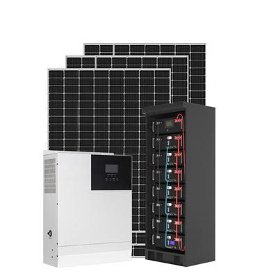6KW 5KW نظام الطاقة الشمسية خارج الشبكة نظام الطاقة الشمسية الكهروضوئية مع البطارية