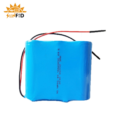9.6V 3.6Ah بطارية ليثيوم قابلة للشحن حزمة 26650 3S1P Lifepo4