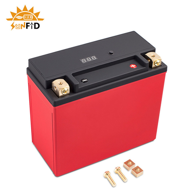 بطارية ليثيوم قابلة للشحن للدراجات النارية 12V 6ah مع بطاريات BMS 7-A Start Stop