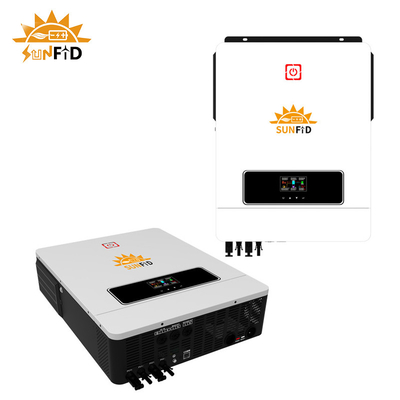 7200W Hybrid Pure Sine Solar Inverter ، MPPT شاحن للطاقة الشمسية لنظام تخزين الطاقة
