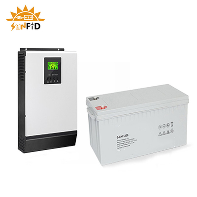 2KW نظام الطاقة الشمسية خارج الشبكة للمنزل 12V 400Ah لوحة شمسية نظام الكهروضوئية