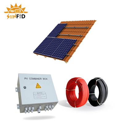 2KW نظام الطاقة الشمسية خارج الشبكة للمنزل 12V 400Ah لوحة شمسية نظام الكهروضوئية