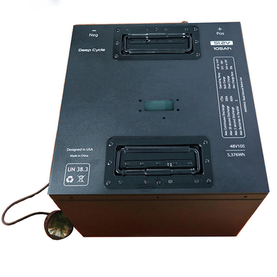 Lifepo4 Golf Cart بطارية ليثيوم حزمة 48V 100AH ​​105AH 200AH مع الاتصالات