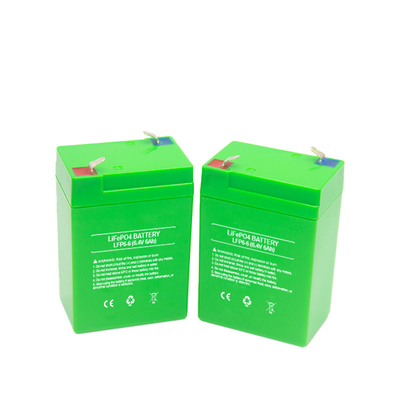 بطارية بديلة LifePO4 SLA 6.4V 6Ah دورة عميقة للدراجة النارية بطارية LifePO4