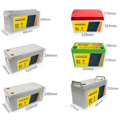 12.8V 300Ah بطارية ليثيوم SLA استبدال الأداء الفائق لنظام الرياح الشمسية