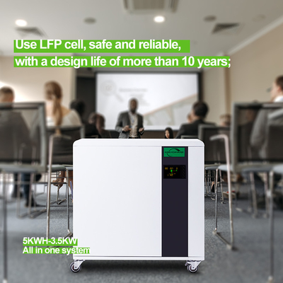 7.5KWH نظام تخزين الطاقة السكنية 5KWH بطاريات ليثيوم الكل في واحد