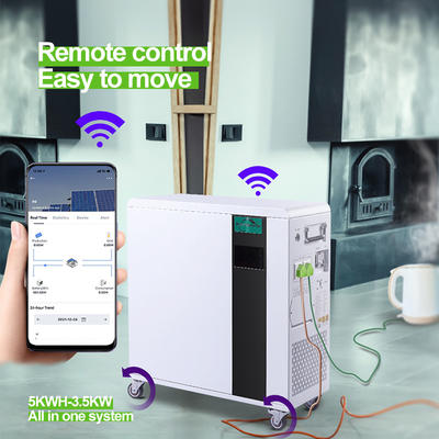 7.5KWH نظام تخزين الطاقة السكنية 5KWH بطاريات ليثيوم الكل في واحد