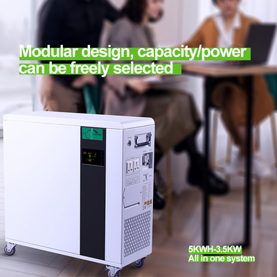 7.5KWH نظام تخزين الطاقة السكنية 5KWH بطاريات ليثيوم الكل في واحد