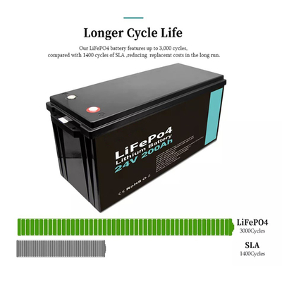200A بطارية ليثيوم أيون UPS Lifepo4 12V للتخييم مراقبة CCTV