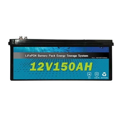 بطاريات Lifepo4 الترفيهية لعربات الكارافانات 12V 150AH RV نظام تخزين الطاقة الشمسية