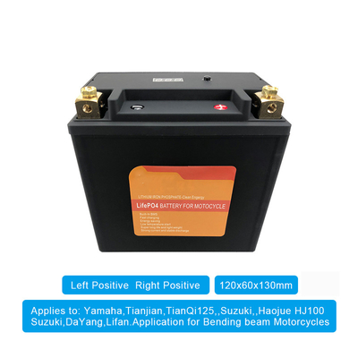 3ah Lifepo4 بطارية ليثيوم دراجة نارية مع BMS 5L-B 12.0V